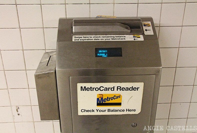 La tarjeta MetroCard de Nueva York - Balance
