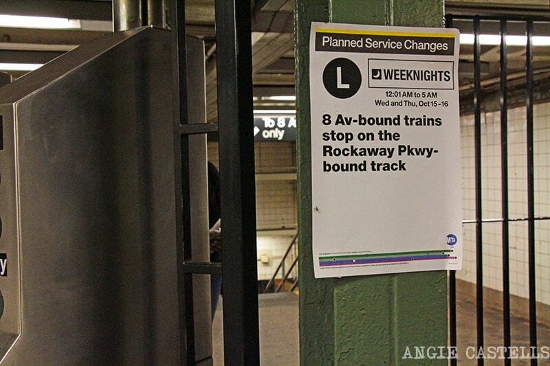 Obras en el metro de Nueva York Cómo usar el metro de Nueva York: las vías y obras