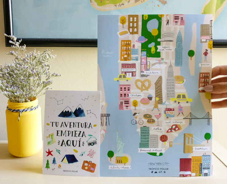 Regalos-Nueva-York-mapa-tropico-polar