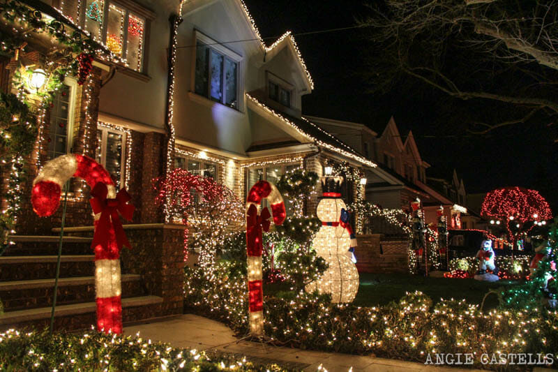 Cómo ver las luces navideñas de Dyker Heights - Mapa + RUTA