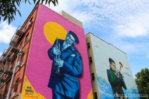Lugares para conocer la historia negra de Nueva York - Mural en el Harlem
