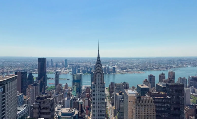 Vistas desde The Summit, el observatorio del One Vanderbilt