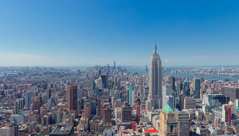 Vistas desde The Summit, el observatorio del One Vanderbilt
