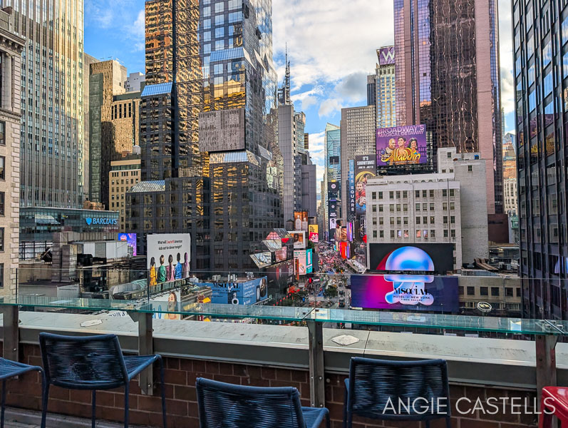 Vistas de Times Square desde el hotel M Social