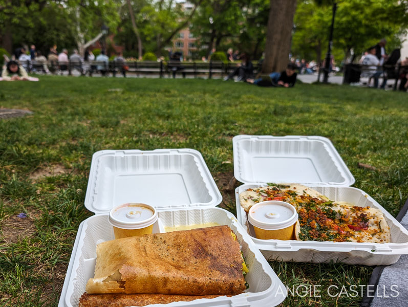 Comer en Nueva York barato - NY Dosa Man