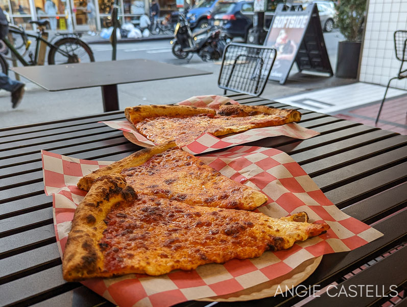 Comer en Nueva York barato - Pizza de Upside