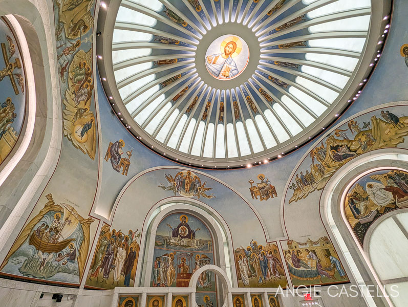 La iglesia de St Nicholas en el World Trade Center de Nueva York